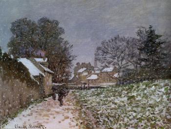 Claude Oscar Monet : Snow at Argenteuil II